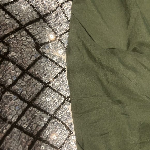 Silver Sequin Gryphon Skirt ASO Serena Van Der Woodsen on Gossip Girl Size L - Picture 11 of 15